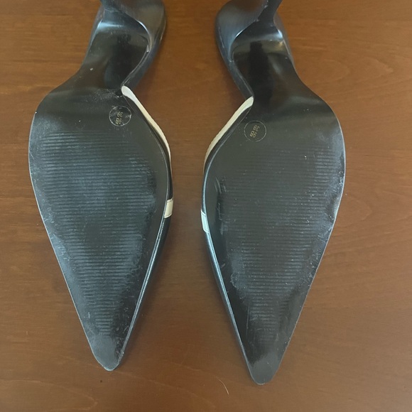 BCBG Mule.  Black and Bone Great for work. Slightly worn. 4” heel. - Picture 4 of 7